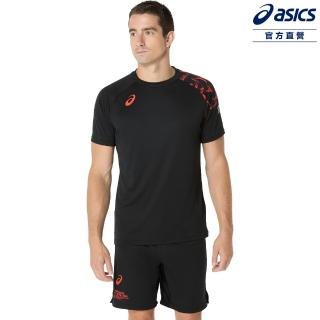 【asics 亞瑟士】排球短袖上衣 男女中性款 日本版型 排球上衣(2053A213-002)
