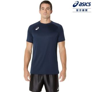 【asics 亞瑟士】排球短袖上衣 男女中性款 日本版型 排球上衣(2053A208-400)