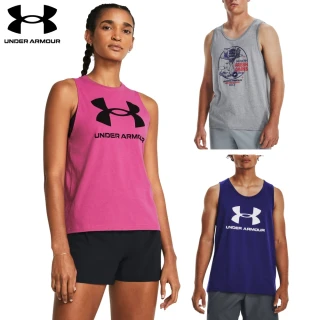 【UNDER ARMOUR】UA官方直營 男女款 運動背心(多款任選)