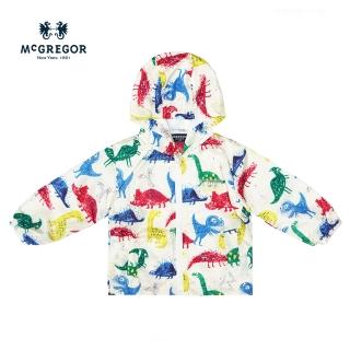 【MCGREGOR 瑪格麗格】恐龍滿版印花連帽風衣外套-小童款(251191)