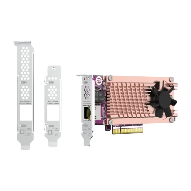 【QNAP 威聯通】搭 QM2-2P10G1TB SSD 10GbE 擴充卡 ★ TS-473A-8G 4Bay NAS 網路儲存伺服器