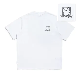 【Mark Gonzales官方旗艦】男女同款 小天使 LOGO BOX T恤-白色