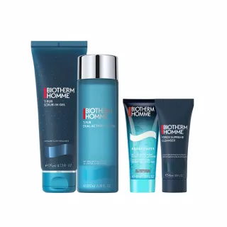 【碧兒泉】官方直營 男仕 長效毛孔控油組(BIOTHERM潔面膠125ml+收斂水200ml)