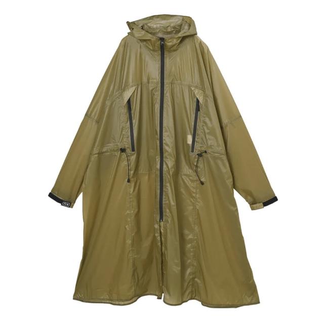 【KIU】日本 史上最輕盈空氣雨衣 男女適用(406-911 米色)