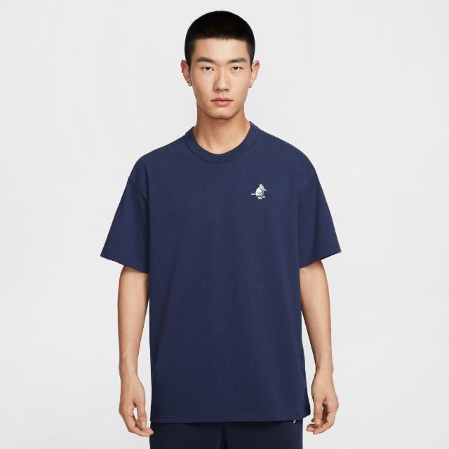 【NIKE 耐吉】短袖上衣 男 寬鬆版型 AS M NSW PREM RETRO TEE GCEL 深藍 IH0818-410
