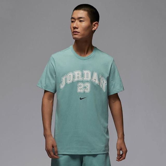 【NIKE 耐吉】短袖上衣 男 AS M J MVP WM SS CREW 湖水綠 IB7525-309