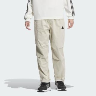 【adidas 愛迪達】TH Textured PNT 男 長褲 運動長褲 休閒長褲 燈心絨 米(JI8691)