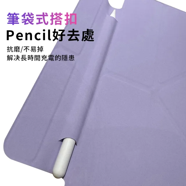 【YUNMI】2025 iPad 11 11吋/2022 iPad 10 10.9吋 帶筆槽搭扣保護殼 Y折支架 平板保護套 智慧休眠防摔皮套