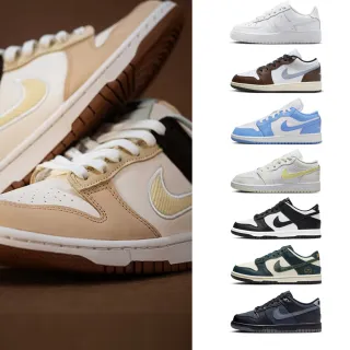 【NIKE 耐吉】運動鞋 休閒鞋 JORDAN FORCE DUNK 女鞋 大童鞋 男鞋 黑白藍綠 熊貓 蜘蛛人 多款(CW1590-100&)