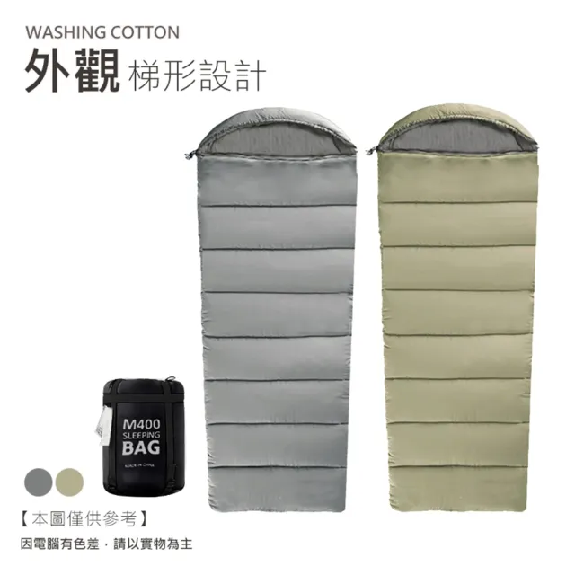 【VENCEDOR】木乃伊型帶帽睡袋 成人戶外露營睡袋(露營 登山 旅行睡袋 單人睡袋 超輕睡袋-2入)