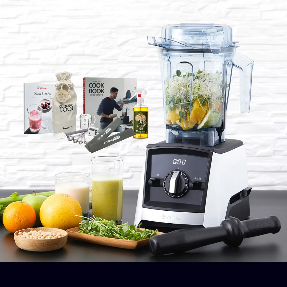 美國Vitamix】超跑級全食物調理機Ascent領航者A2500i-經典白