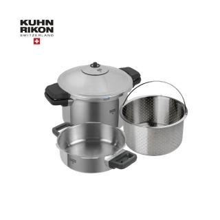 【瑞康屋Kuhn Rikon】瑞士6+2.5L壓力鍋減醣組