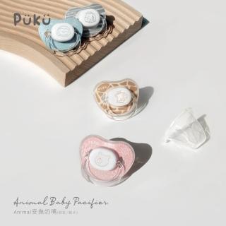 【PUKU 藍色企鵝】PUKU Animal較大安撫奶嘴(2入)