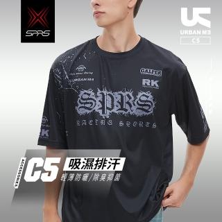 【SPRS】速比爾 C5 短袖吸濕排汗圓領運動衫 URBAN ME系列(防曬透氣 排汗透風 臺灣製造)