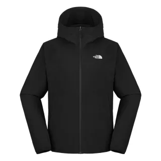 【The North Face】TNF 休閒 UPF防曬防風外套 W FLYWT WIND JACKET - AP 女 黑(NF0A8EXDJK3)