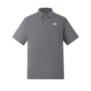 【The North Face】TNF 休閒 吸濕排汗POLO衫 M ADVENTURE POLO - AP 男 灰(NF0A8EY50UZ)
