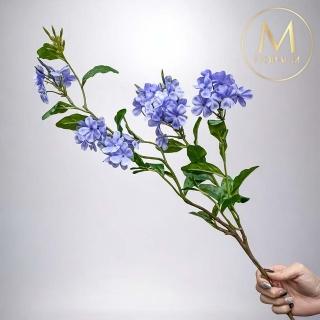 【Floral M】地中海夏日浪漫海洋藍雪花仿真花花材（1入組）(人造花/塑膠花/假花/裝飾花)