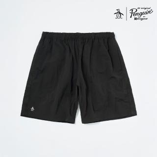 【Munsingwear】企鵝牌 男款黑色防潑水功能軍裝規格設計百搭短褲 MGVP8502