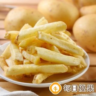 【每日優果】黃金脆薯條-經典鹽味135G(地瓜脆片)