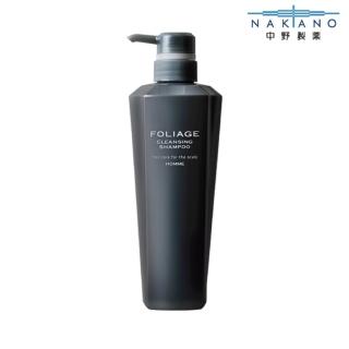 【NAKANO 中野製藥】肌活青春髮沐 - 油性頭皮御用500ml(FOLIAGE 肌活青春髮沐)