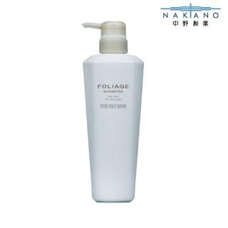 【NAKANO 中野製藥】肌活青春髮沐 - 一般偏油性頭皮御用500ml(FOLIAGE 肌活青春髮沐)