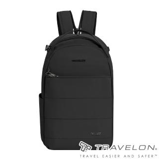 【Travelon】聯名款/Roam防盜RFID後揹包(TL-43679A黑/防竊釦環/戶外休閒/出國旅遊/通勤/防盜網)