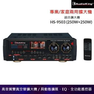 【AudioKing】HS-9503 綜合擴大機(專業/家庭兩用擴大機 250W+250W大功率輸出)
