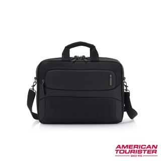 【AMERICAN TOURISTER 美國旅行者】SEGNO 2.0 日常商務多功能兩用筆電公事包/手提包/電腦包16吋(黑)