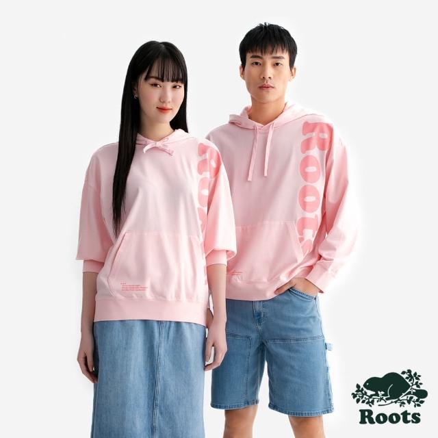 【Roots】Roots中性-GF MODERN CLASSIC 連帽上衣(粉紅)