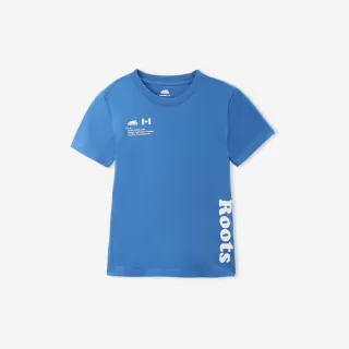 【Roots】Roots 大童-MODERN CLASSIC 短袖T恤(海浪藍)