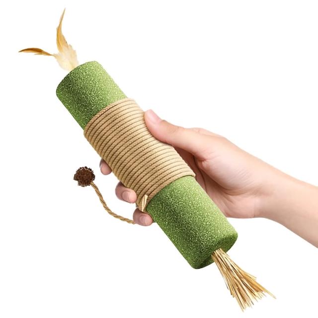 【MY PET】貓薄荷蟲癭果劍麻棒棒糖(磨牙潔牙 逗貓棒 木天蓼棒 劍麻 麻繩 貓咪玩具)