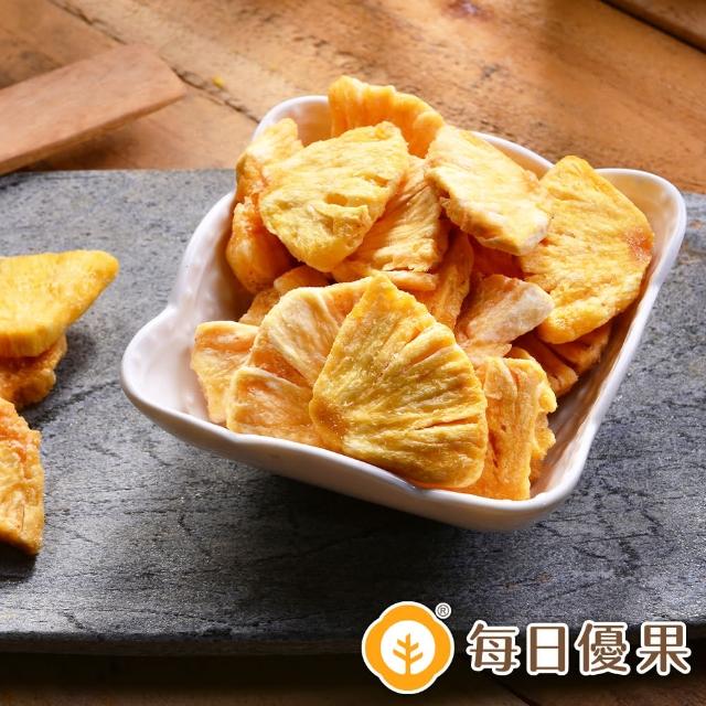 【每日優果】鳳梨脆片100G(水果脆片)