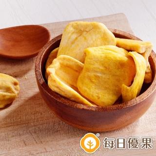 【每日優果】菠蘿蜜脆片120G(水果脆片)