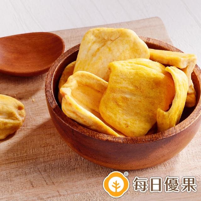 【每日優果】菠蘿蜜脆片120G(水果脆片)