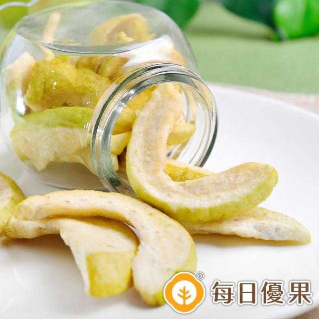【每日優果】珍珠芭樂脆片100G(水果脆片)