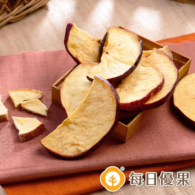 【每日優果】蘋果脆片100G(水果脆片)