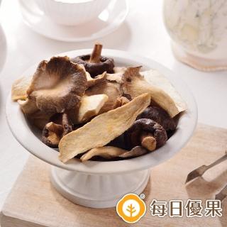 【每日優果】綜合菇脆片100G(菇類脆片)
