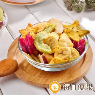 【每日優果】綜合水果脆片120G(水果脆片)