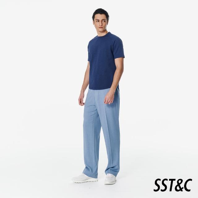 【SST&C】天藍色寬鬆彈性休閒褲00162503005(新品上市)