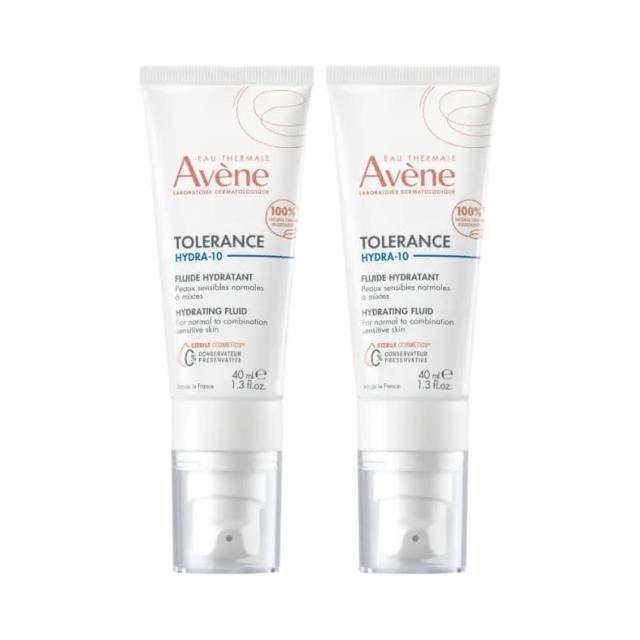 【Avene 雅漾】HYDRA-10極簡水凝乳40ml(二入組)