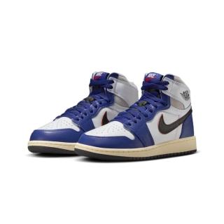 【NIKE 耐吉】Nike Air Jordan 1 High OG 皇家深藍 GS AJ1 皮革 舒適 經典 休閒鞋 大童FD1437-100