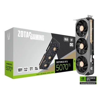 【ZOTAC 索泰】GAMING GeForce RTX 5070 Ti SOLID SFF OC 顯示卡