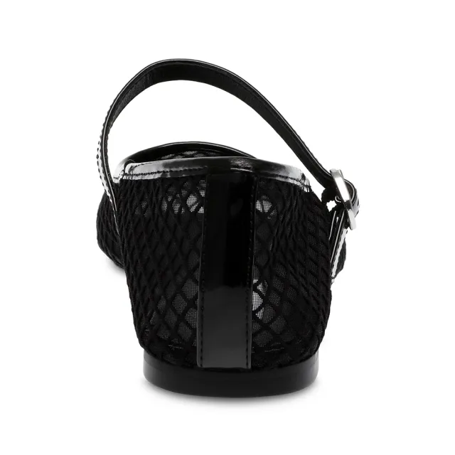 【STEVE MADDEN】VINETTA-M 透膚網格瑪莉珍鞋(黑色)