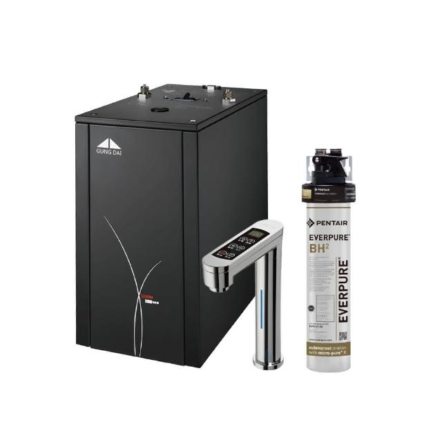【GUNG DAI宮黛】GD-600/GD600櫥下型觸控式雙溫飲水機搭配Everpure BH2淨水系統