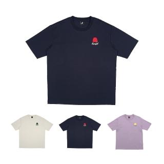 【KANGOL】袋鼠 小毛帽Q版短T 65258051