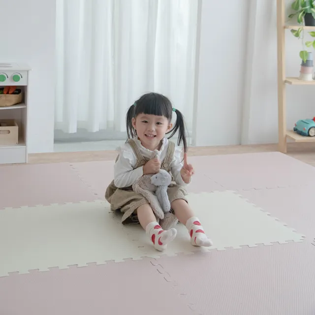 【PatoPato】嬰幼兒防摔地墊-60cm-4片/爬行地墊/防撞地墊/寶寶地墊/厚度3cm(加贈清潔液8ml*3包)