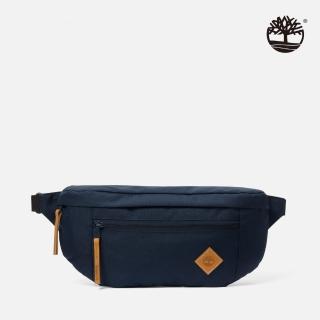 【Timberland 官方旗艦】中性深寶石藍休閒斜揹包(A61HK433)