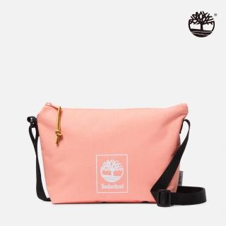 【Timberland 官方旗艦】女款桃粉色側背小包(A5W2FEOC)