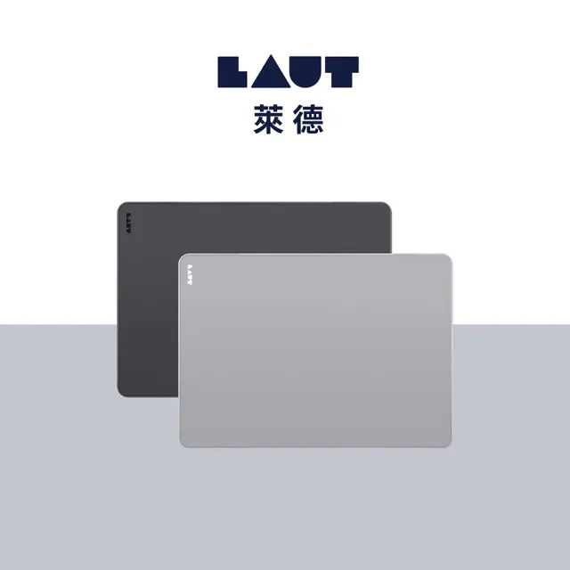 【LAUT 萊德】Macbook Air 13.6吋（2022-2025）霧面筆電保護殼-黑(適用M2/M3/M4電腦殼)