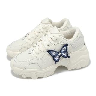【PUMA】休閒鞋 Pulsar Wedge Wns Butterfly 女鞋 米白 蝴蝶 厚底 增高(400976-01)
